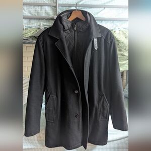 Izod Men's Dark Pea Coat